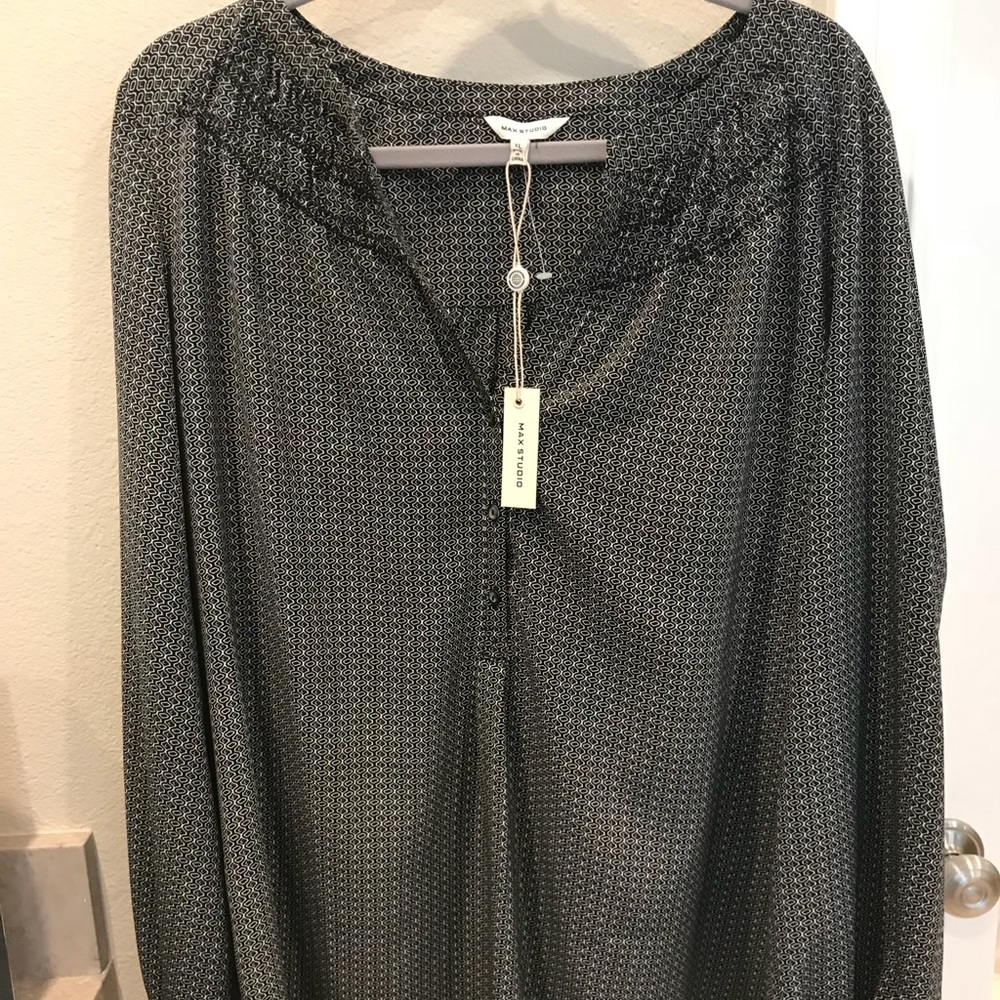 Max Studio printed blouse